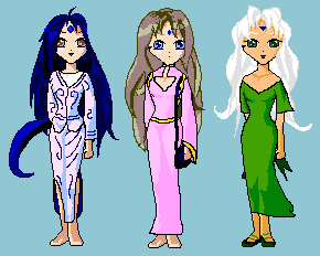 Beldandy, Urd, and Skuld