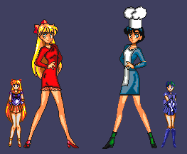 Sailor Venus and Mercury Expansion