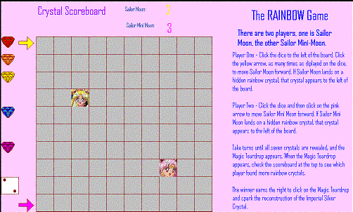 The Sailor Moon Rainbow Crystal Game